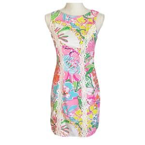 Lilly Pulitzer For Target Nosey Posie Sleeveless Shift Dress Size 2